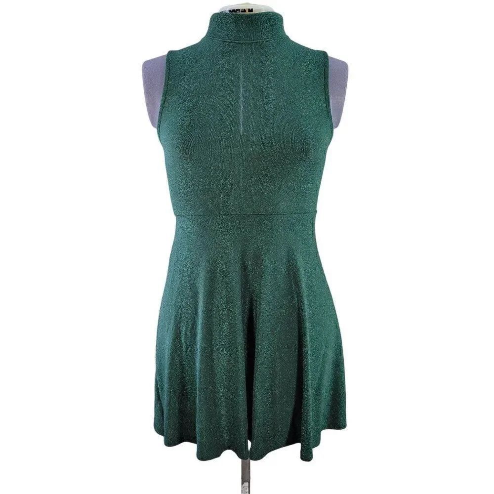 Wild Fable Sleeveless Lurex Fit & Flare Dress Sz XS